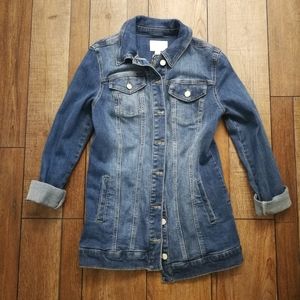 Magnolia Grace long denim jacket s
